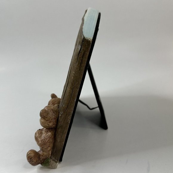 Gund Thinking Of You Friends Forever Picture Frame Bears Tree Apples Photo 4x6" - Picture 6 of 11